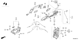 Diagram for Acura ADX Door Lock Actuator - 72110-TYF-G01