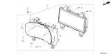 Diagram for 2024 Acura TLX Instrument Cluster - 78100-TGZ-AF1