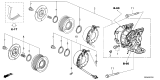 Diagram for Acura ADX Clutch Disc - 38900-64A-A01