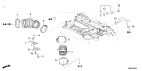 Diagram for Acura ADX Air Intake Coupling - 17228-6VJ-A00