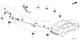 Diagram for 2023 Acura RDX Parking Sensors - 39680-TZA-J11ZE