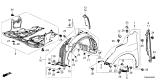 Diagram for 2025 Acura RDX Wheelhouse - 74151-TJB-A20