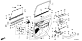Diagram for 2025 Acura MDX Door Trim Panel - 83751-TYB-A92ZE
