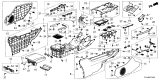 Diagram for 2022 Acura MDX Cup Holder - 83438-TYA-A04ZA