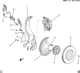 Diagram for 2024 Acura ZDX Wheel Hub - 13542501