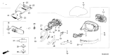 Diagram for 2025 Acura ADX Mirror Cover - 76255-3BH-A11