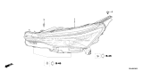 Diagram for Acura ADX Headlight - 33150-3BH-A01
