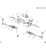 Diagram for Acura ZDX Rack And Pinion - 85039777