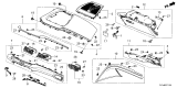 Diagram for 2022 Acura MDX Glove Box - 77501-TYB-A05ZC