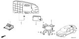 Diagram for Acura Integra Parking Sensors - 8S461-3S5-A11