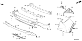 Diagram for Acura ADX Bumper Reflector - 33555-TG5-H01