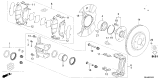 Diagram for Acura ADX Brake Caliper - 45019-TLA-A01