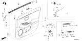 Diagram for Acura ADX Door Seal - 72375-3W0-A01