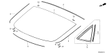 Diagram for 2025 Acura Integra Windshield - 73211-3S5-A01