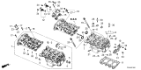 Diagram for 2024 Acura TLX Cylinder Head - 12110-6S9-305