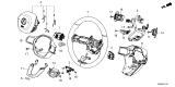 Diagram for 2025 Acura Integra Air Bag - 77801-3S5-A80ZA
