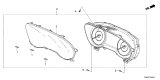 Diagram for 2025 Acura RDX Instrument Cluster - 78100-TJB-L41