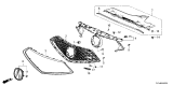 Diagram for 2024 Acura MDX Grille - 71121-TYB-A10