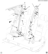 Diagram for 2024 Acura ZDX Seat Belt - 85086438