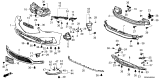 Diagram for 2026 Acura Integra Bumper - 04711-3S5-A60ZZ