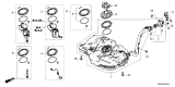 Diagram for 2026 Acura Integra Fuel Pump - 17045-T20-A00