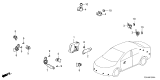 Diagram for 2024 Acura TLX Parking Sensors - 39680-T0A-R12G3