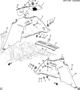 Diagram for Acura ZDX Bumper Reflector - 13519302