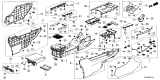Diagram for 2025 Acura MDX Cup Holder - 83438-TYA-A42ZA