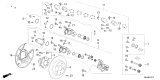 Diagram for Acura ADX Brake Caliper - 43019-3W0-A00