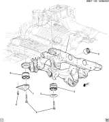 Diagram for 2024 Acura ZDX Rear Crossmember - 86544558
