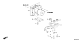 Diagram for Acura ADX ABS Control Module - 57100-3BJ-A01