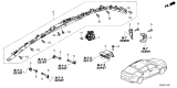 Diagram for 2025 Acura Integra Air Bag Control Module - 77960-3S5-A92