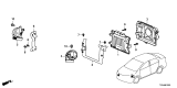 Diagram for 2024 Acura TLX Engine Control Module - 37820-6S8-AG1