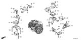 Diagram for Acura TLX Transmission Mount - 50870-TGZ-A02