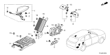 Diagram for 2022 Acura MDX Antenna - 39150-TYA-C01ZJ
