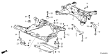 Diagram for 2026 Acura MDX Front Crossmember - 50210-TYB-A02