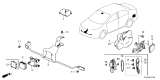 Diagram for 2024 Acura TLX Parking Sensors - 8S411-TGV-A03