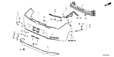 Diagram for 2026 Acura Integra Bumper - 04715-3S5-A20ZZ