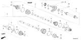 Diagram for Acura ADX Axle Shaft - 44306-3Y0-H01