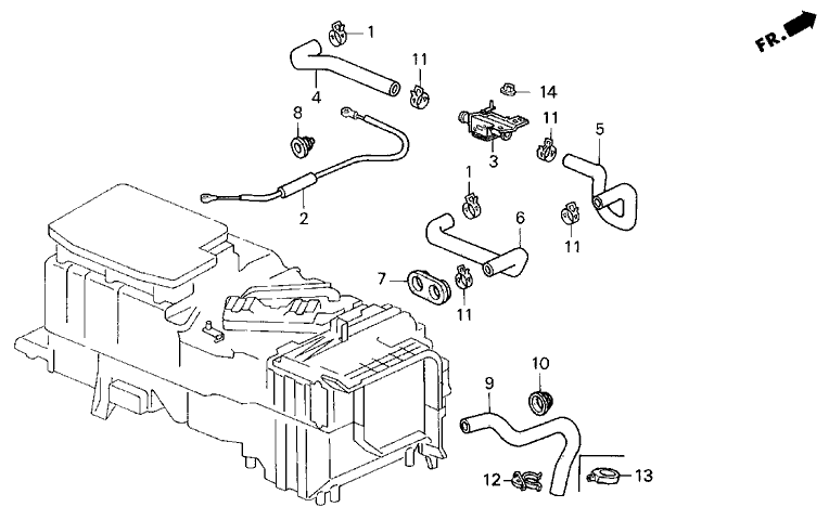 1992 Acura Legend 2 Door L KL 4AT Water Valve