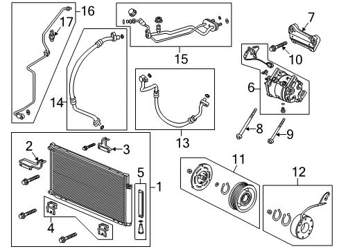 Sensor Assembly, Pressure Diagram for 80450-SFE-003