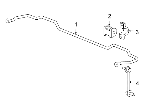 Stabilizer Bush Holder Diagram for 52308-TR7-A00