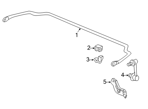 Stabilizer Kit Diagram for 06523-S84-A00