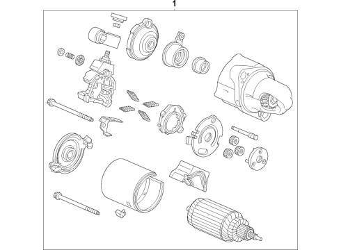 2022 Acura RDX Starter Diagram