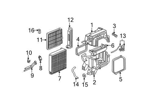 Filter Assembly Diagram for 80290-S0X-A02