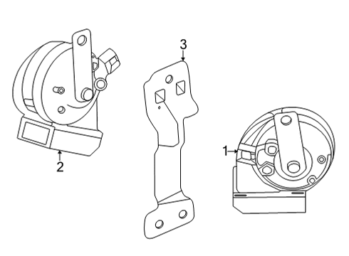 2023 Acura TLX Horn Diagram