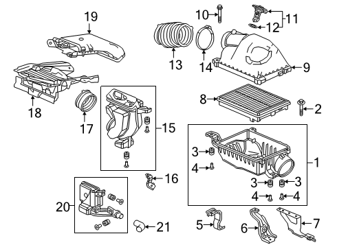 2022 Acura RDX Control Module, Powertrain Diagram for 37820-5YF-AD2