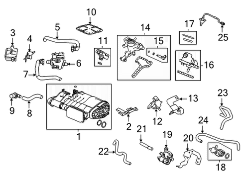 2021 Acura TLX Sensor Diagram for 36531-6S9-A01
