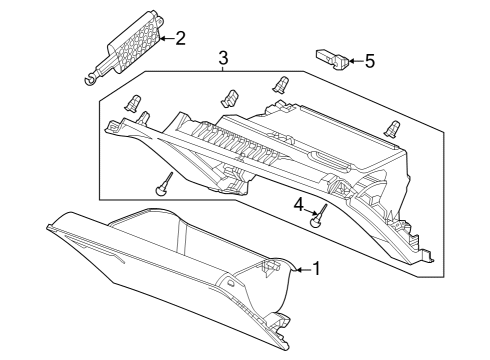 2024 Acura Integra Glove Box Diagram