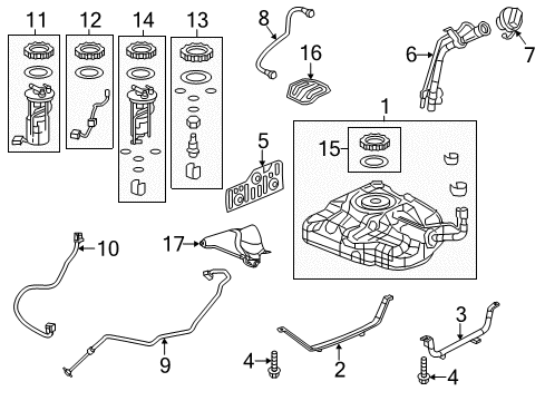 2022 Acura ILX Fuel Injection Diagram